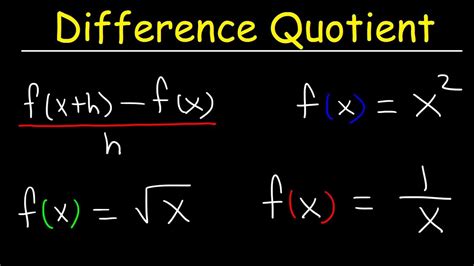 difference of quotient solver|quotient of 1 and 2.